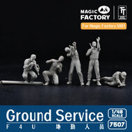 Magic Factory 7507 1/48 Ground Service Crew Set Schaal 1:48