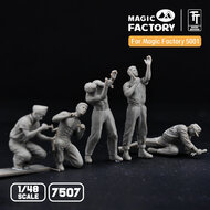 Magic Factory 7507 1/48 Ground Service Crew Set Schaal 1:48