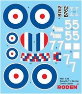 Roden 637 Sopwith 1 1/2 Strutter Comic Fighter Bouwpakket Schaal 1:32