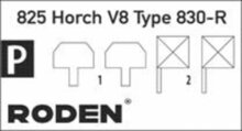 Roden 825 Horch V8 Type 830R Schaal 1:35