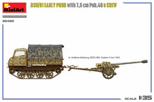 MiniArt 35485 RSO/01 Early Prod. with 7,5 cm Pak.40 &amp; Crew Schaal 1:35
