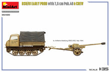 MiniArt 35485 RSO/01 Early Prod. with 7,5 cm Pak.40 &amp; Crew Schaal 1:35