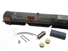 micromotor TME001C Glockenankermotor Umbausatz f&uuml;r Mehano Blue Tiger II