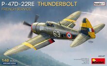 MiniArt 48047 P-47D-22RE Thunderbolt. French Service. Basic Kit Schaal 1:48