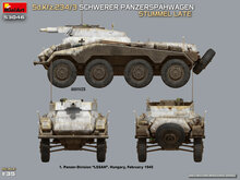 MiniArt 53046 Sd.Kfz.234/3 Schwerer Panzersp&auml;hwagen Stummel Late Schaal 1:35