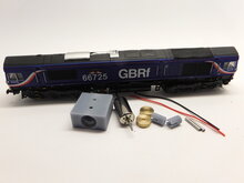Micromotor NDA005C Dapol Class 66 &ndash; oude modellen met Mabuchi motor