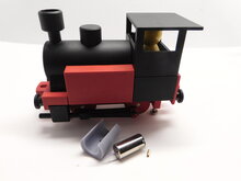Micromotor FT001 Fischertechnik trein met Minimot 1 / Mini motor