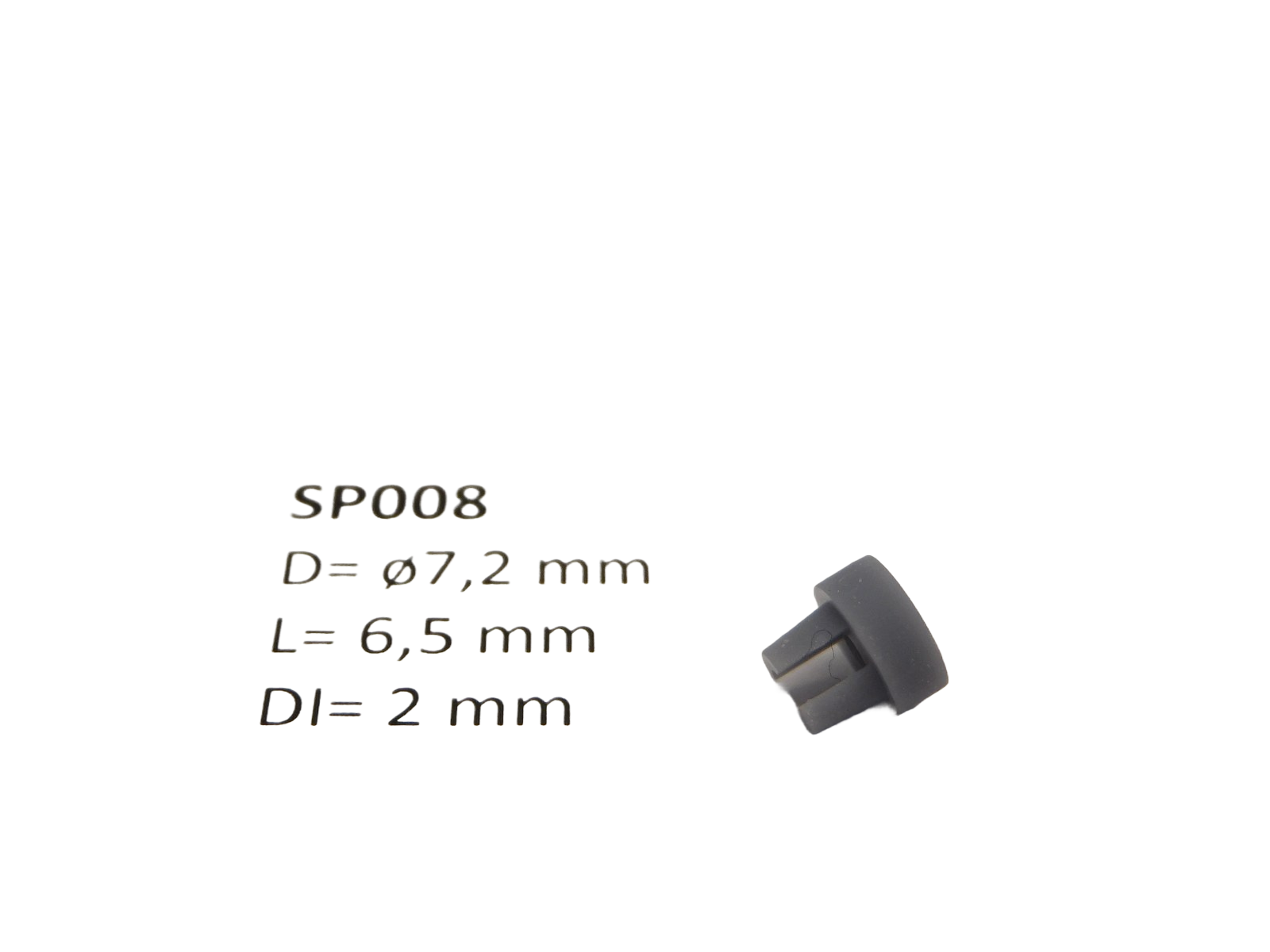 micromotor SP008 ø 7.2 x 6.5 - ø 2 mm cardankoppelingshouder