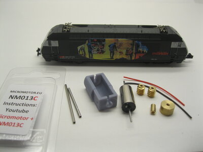 micromotor nm013c N ombouwkit voor Minitrix 11157, 11304, 11411, 11418, 11638, 12167, 12387, 12523-12524, 12659, 12661-12664, 12674-12676, 12678-12683, 12685-12693, 12695- 12697, 12699, 12735, 12782-12784, 12787, 12862, 12868, 16761-16763, 71460 micromotor nm013c N ombouwkit voor Minitrix 11157, 11304, 11411, 11418, 11638, 12167, 12387, 12523-12524, 12659, 12661-12664, 12674-12676, 12678-12683, 12685-12693, 12695- 12697, 12699, 12735, 12782-12784, 12787, 12862, 12868, 16761-16763, 71460