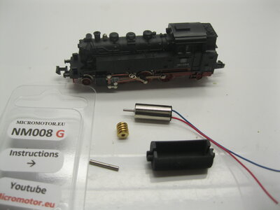 micromotor NM008G ombouwkit voor minitrix 2028-2030, 11415, 11440, 12026-12028, 12030, 12211, 12732, 12836, 12839 micromotor NM008G ombouwkit voor minitrix 2028-2030, 11415, 11440, 12026-12028, 12030, 12211, 12732, 12836, 12839