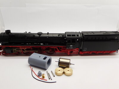 micromotor HR020C motor ombouwset voor Roco BR 01, BR 01.10, BR 011, BR 012 (DB, DRG) micromotor HR020C motor ombouwset voor Roco BR 01, BR 01.10, BR 011, BR 012 (DB, DRG)