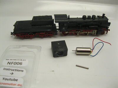 micromotor nf006G ombouwset voor fleischmann BR38 Wannentender, BR50 Wannentender, BR 78, SNCF 232 micromotor nf006G ombouwset voor fleischmann BR38 Wannentender, BR50 Wannentender, BR 78, SNCF 232