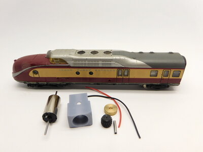 micromotor NR012C motor ombouwset voor Roco VT 11.5 oude model mit tussentandwiel (Speciaal gemaakt tussentandwiel!) micromotor NR012C motor ombouwset voor Roco VT 11.5 oude model mit tussentandwiel (Speciaal gemaakt tussentandwiel!)