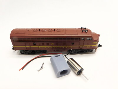 micromotor NM052 motor ombouwset voor Minitrix (Conrail) F7A (B&O, Canadian National, Canadian Pacific, Conrail , Pennsylvania, Santa Fe, Union Pacific) micromotor NM052 motor ombouwset voor Minitrix (Conrail) F7A (B&O, Canadian National, Canadian Pacific, Conrail , Pennsylvania, Santa Fe, Union Pacific)