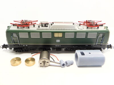 micromotor HR030C motor ombouwset voor Roco BR 110, BR 140, US FP7 micromotor HR030C motor ombouwset voor Roco BR 110, BR 140, US FP7