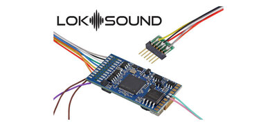 ESU 58416 LokSound 5 DCC/MM/SX/M4 "BlankDecoder", 6-pin NEM651, with Speaker 11x15mm, gauge: 0, H0 ESU 58416 LokSound 5 DCC/MM/SX/M4 "BlankDecoder", 6-pin NEM651, with Speaker 11x15mm, gauge: 0, H0