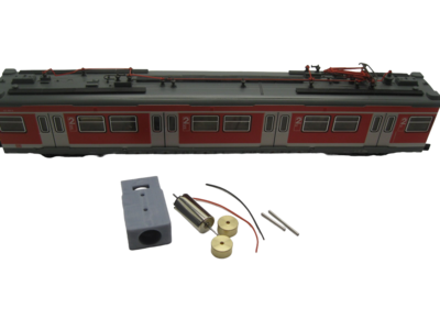 micromotor HR005C HO motor ombouwset voor Roco BR 420, ET 420, S-Bahn micromotor HR005C HO motor ombouwset voor Roco BR 420, ET 420, S-Bahn