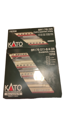 Kato 73708 en 73709 BR 175 011-6/4 DDR zeldzaam model Kato 73708 en 73709 BR 175 011-6/4 DDR zeldzaam model