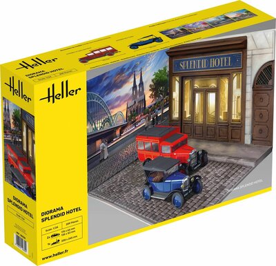 Heller 50330 Diorama Splendid Hotel Bouwpakket Schaal 1:24