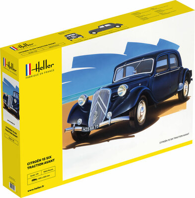 Heller 80799 Citroen 15 SIX Traction Avant Bouwpakket Schaal 1:8