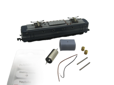 micromotor NA004G motor ombouwset voor Arnold NS 1300, SNCF CC 7000, DB E03, BR 220.1, FP 9, Re 4/4 (old model) micromotor NA004G motor ombouwset voor Arnold NS 1300, SNCF CC 7000, DB E03, BR 220.1, FP 9, Re 4/4 (old model)