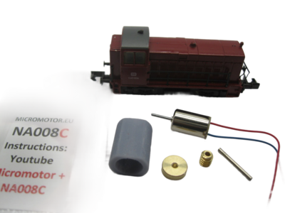 micromotor NA008C motor ombouwset voor Arnold V45 , SNCF Y 9200, SNCF Y 51115, SNCF Y 7530, BR D 2895 micromotor NA008C motor ombouwset voor Arnold V45 , SNCF Y 9200, SNCF Y 51115, SNCF Y 7530, BR D 2895