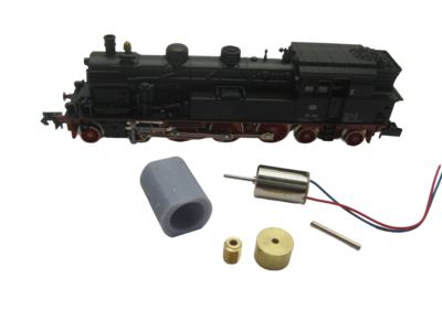 micromotor NA009C motor ombouwset voor Arnold DB DR DRG BR 78, SNCF 232 TC, KPEV T 18 micromotor NA009C motor ombouwset voor Arnold DB DR DRG BR 78, SNCF 232 TC, KPEV T 18