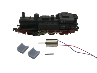 micromotor NA022 Glockenankermotor Umbausatz fĂĽr Arnold BR 74, K.P.E.V. T12, Ă–BB Reihe 674, SNCF 130 TC, SNCB Reeks 96 micromotor NA022 Glockenankermotor Umbausatz fĂĽr Arnold BR 74, K.P.E.V. T12, Ă–BB Reihe 674, SNCF 130 TC, SNCB Reeks 96