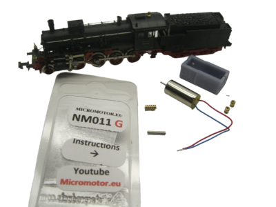 micromotor NM011G ombouwset voor minitrix BR 56.11 DB, DRG 56.8-11, K.Bay.Sts.B. G 4/5 H, u.a. micromotor NM011G ombouwset voor minitrix BR 56.11 DB, DRG 56.8-11, K.Bay.Sts.B. G 4/5 H, u.a.