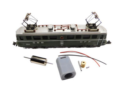 micromotor NM038G N motor ombouwset voor Minitrix Ae 6/6 (Oud) micromotor NM038G N motor ombouwset voor Minitrix Ae 6/6 (Oud)