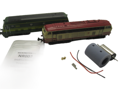 micromotor nr002 N ombouwset voor Roco BR 215 DB, SNCB Reeks 59 micromotor nr002 N ombouwset voor Roco BR 215 DB, SNCB Reeks 59
