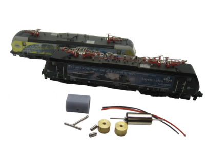 micromotor NH002F motor ombouwset voor Hobbytrain Taurus (Neu) BR 182, BR 189, Rh 1116, u.a. micromotor NH002F motor ombouwset voor Hobbytrain Taurus (Neu) BR 182, BR 189, Rh 1116, u.a.