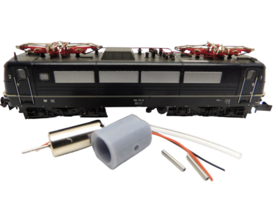 micromotor NH008G Glockenankermotor Umbausatz voor Hobbytrain BR 181, BR 184, E 310, E 410 micromotor NH008G Glockenankermotor Umbausatz voor Hobbytrain BR 181, BR 184, E 310, E 410