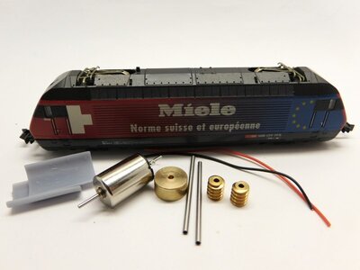 micromotor NH013C motor ombouwset voor Hobbytrain / Kato SBB Re 4/4 460, BLS Re 4/4 465 micromotor NH013C motor ombouwset voor Hobbytrain / Kato SBB Re 4/4 460, BLS Re 4/4 465