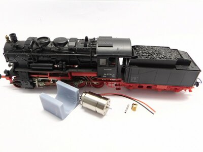 micromotor HP007G motor ombouwset voor Piko (Gützold) BR 56 (56 2719), BR 106 micromotor HP007G motor ombouwset voor Piko (Gützold) BR 56 (56 2719), BR 106