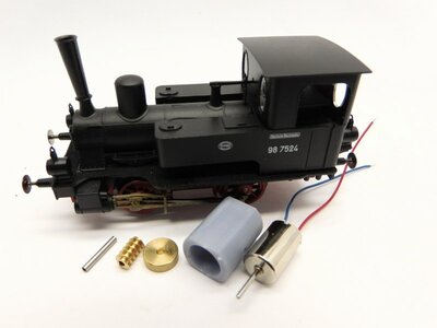 micromotor HF009C motor ombouwset voor Fleischmann BR 98.75 DB/DRG/CSD/NS/SNCF, u.a. micromotor HF009C motor ombouwset voor Fleischmann BR 98.75 DB/DRG/CSD/NS/SNCF, u.a.