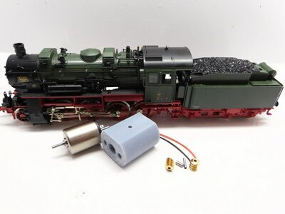 micromotor HF010G motor ombouwset voor Fleischmann BR 56, G8.2 micromotor HF010G motor ombouwset voor Fleischmann BR 56, G8.2