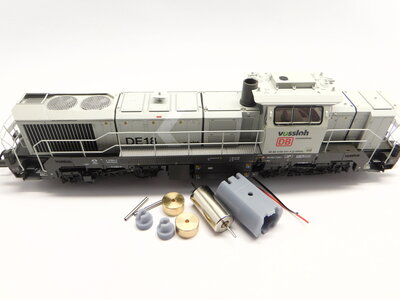 micromotor HRI005C ombouwset Rivarossi Vossloh DE 18 micromotor HRI005C ombouwset Rivarossi Vossloh DE 18