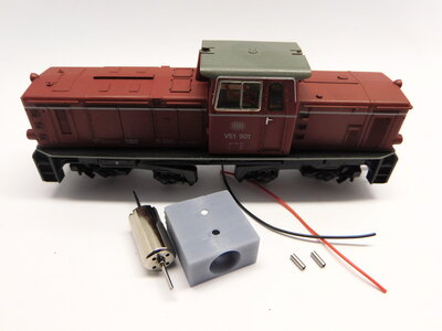 micromotor HSB004 ombouwset Bemo V 51, V 52, BR 251, NKB V 12, StLB VL 21 micromotor HSB004 ombouwset Bemo V 51, V 52, BR 251, NKB V 12, StLB VL 21