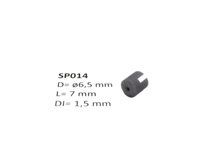 micromotor SP014 ø 6.5 x 7 - ø 1.5 mm cardankoppelingshouder micromotor SP014 ø 6.5 x 7 - ø 1.5 mm cardankoppelingshouder
