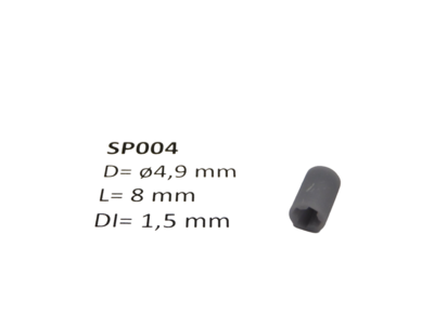 micromotor SP004 ø 4.9 x 8 met kruis - ø 1.5 mm cardankoppelingshouder micromotor SP004 ø 4.9 x 8 met kruis - ø 1.5 mm cardankoppelingshouder