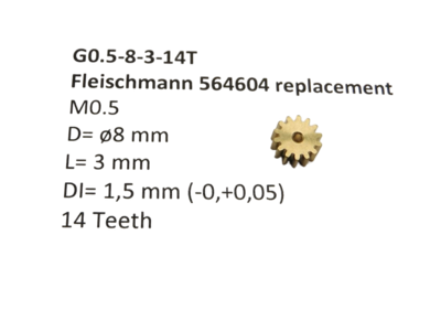micromotor G0.5-8-3-14T tandwiel micromotor G0.5-8-3-14T tandwiel