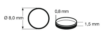 fleischmann 648011 Traction tyre 1 (pcs/stuks/Stück) H0. Outer diameter 8 mm, width 1.5 mm fleischmann 648011 Traction tyre 1 (pcs/stuks/Stück) H0. Outer diameter 8 mm, width 1.5 mm