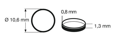 fleischmann 648005 Traction tyre 1 (pcs/stuks/Stück) H0. Outer diameter 10,6 mm, width 1,3 mm fleischmann 648005 Traction tyre 1 (pcs/stuks/Stück) H0. Outer diameter 10,6 mm, width 1,3 mm
