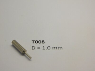 micromotor T008 Vervangingsstift voor T005 1.0 mm micromotor T008 Vervangingsstift voor T005 1.0 mm