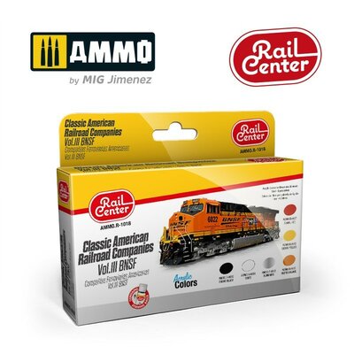 Ammo-Mig Railcenter R-1018 Classic American Railroad Companies