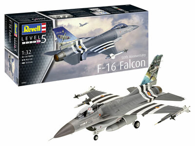 Revell 03802 50th Anniversary F-16 Falcon Bouwpakket Schaal 1:32