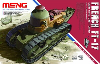 MENG-Model TS-008 French FT-17 Light Tank(Cast Turret) Bouwpakket Schaal 1:35