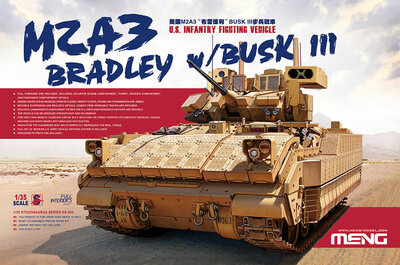 MENG-Model SS-004 U.S. Infantry Fighting Vehicle M2A3 Bradley w/Busk III Modellbausatz MaĂźstab 1:35 MENG-Model SS-004 U.S. Infantry Fighting Vehicle M2A3 Bradley w/Busk III Modellbausatz MaĂźstab 1:35