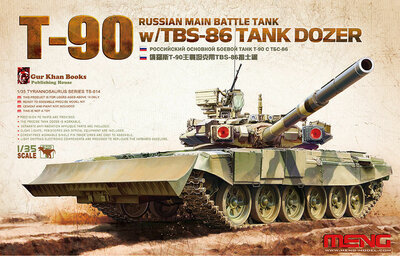 MENG-Model TS-014 Russian Main Battle Tank T-90 w/TBS-86 Bouwpakket Schaal 1:35